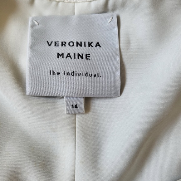 Veronica Maine mid length front zip dress size 14. - Picture 5 of 6